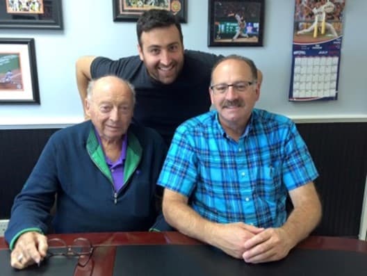 Alvin, Paul, and Zach Nadler — three generations of the family