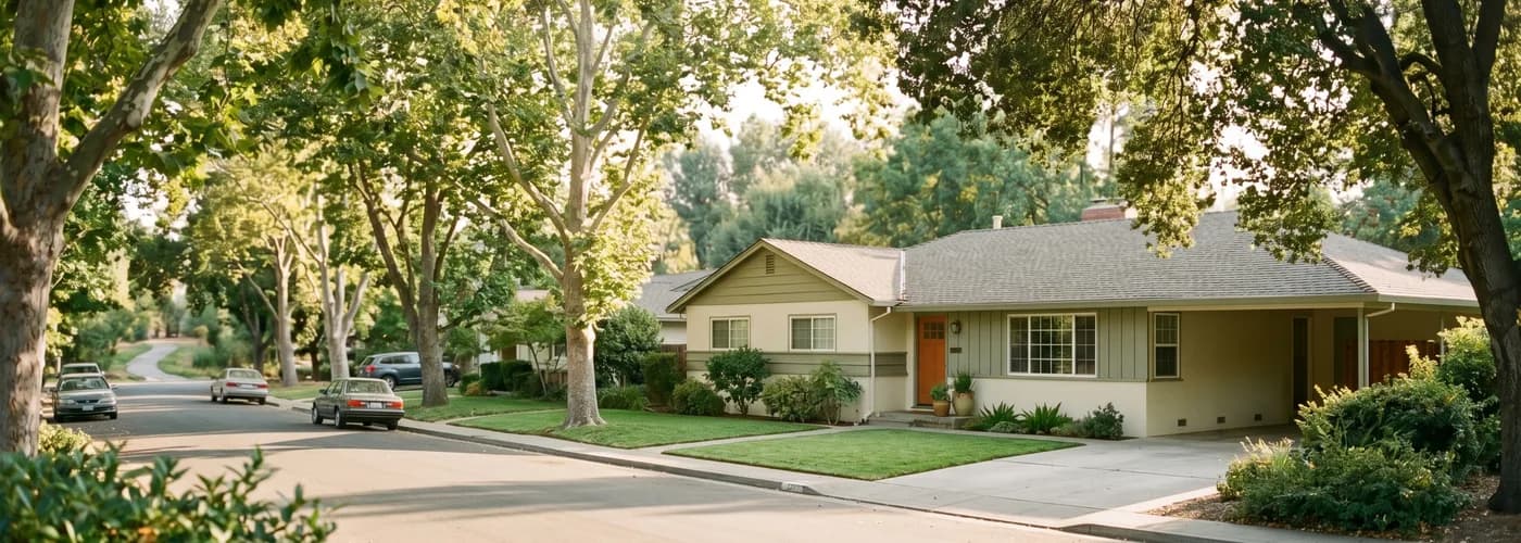 Homeowners Insurance in Arden-Arcade, Sacramento County — a local home at golden hour